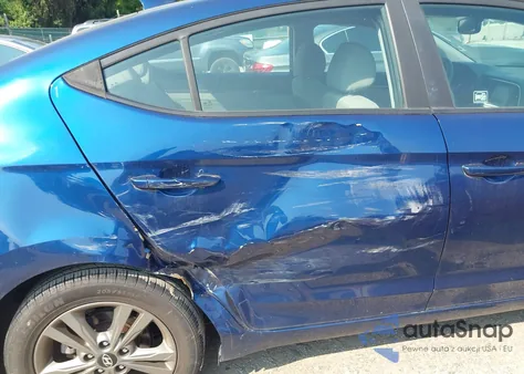 2018 Hyundai Elantra Sel z USA, uszkodzony, nr VIN 5NPD84LF1JH390189